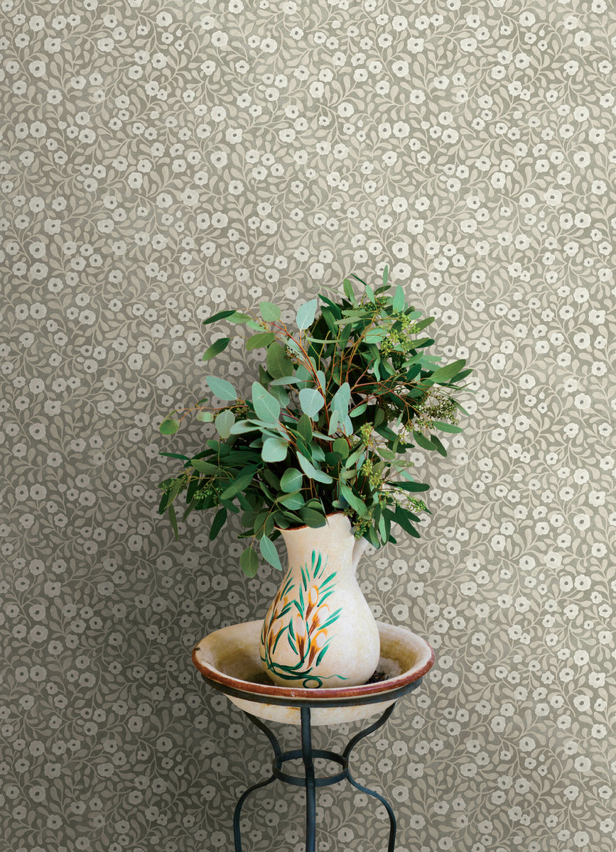 Oak & Moss Poppy Trail Wallpaper