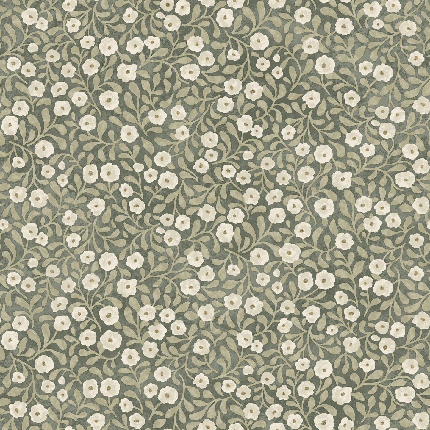 Oak & Moss Poppy Trail Wallpaper