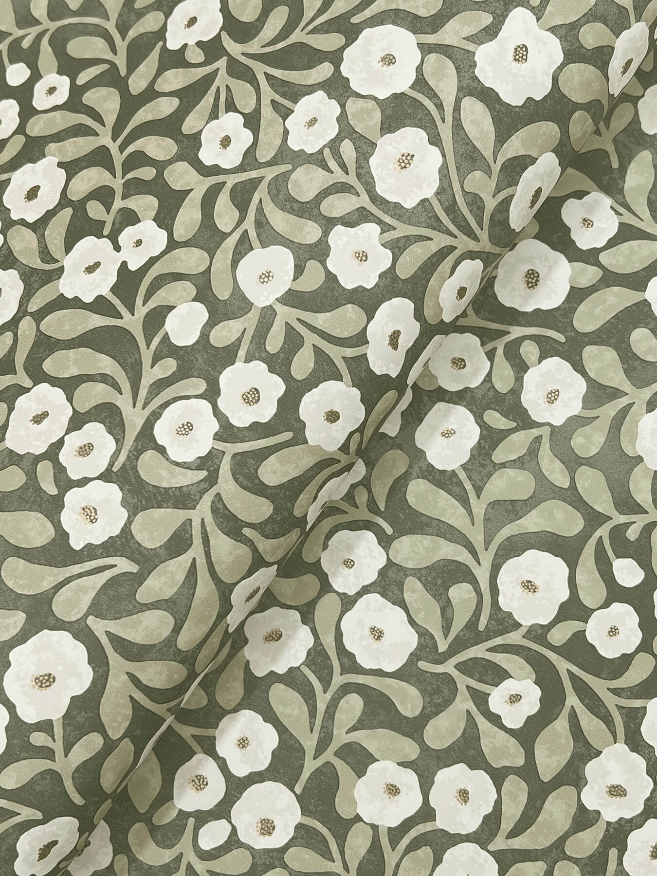 Oak & Moss Poppy Trail Wallpaper