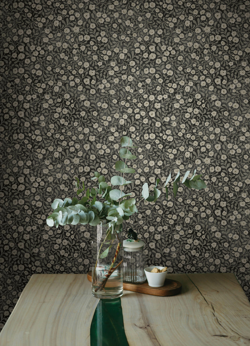 Oak & Moss Poppy Trail Wallpaper
