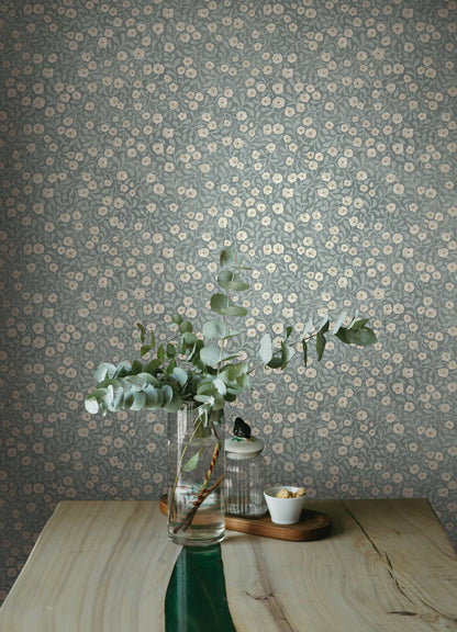 Oak & Moss Poppy Trail Wallpaper