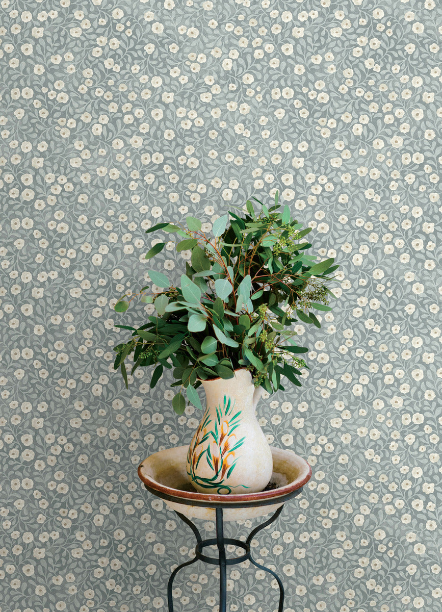 Oak & Moss Poppy Trail Wallpaper