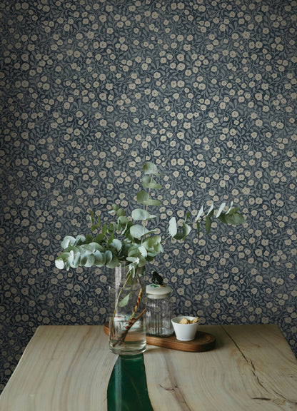 Oak & Moss Poppy Trail Wallpaper
