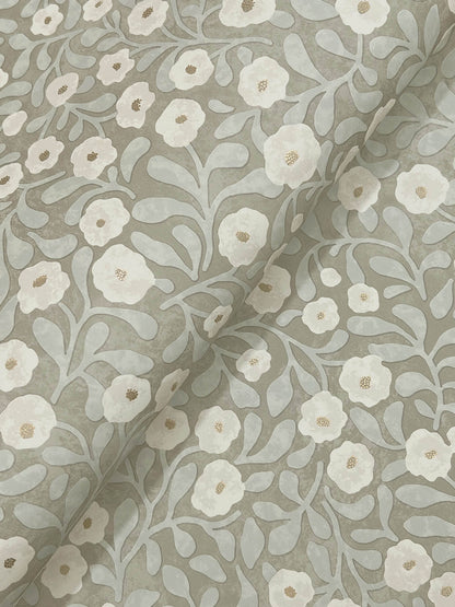 Oak & Moss Poppy Trail Wallpaper