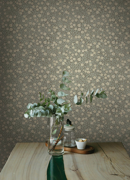 Oak & Moss Poppy Trail Wallpaper