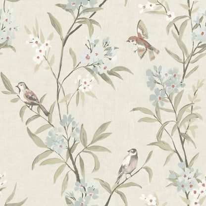 Oak & Moss Tea Olive Wallpaper