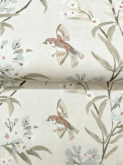 Oak & Moss Tea Olive Wallpaper