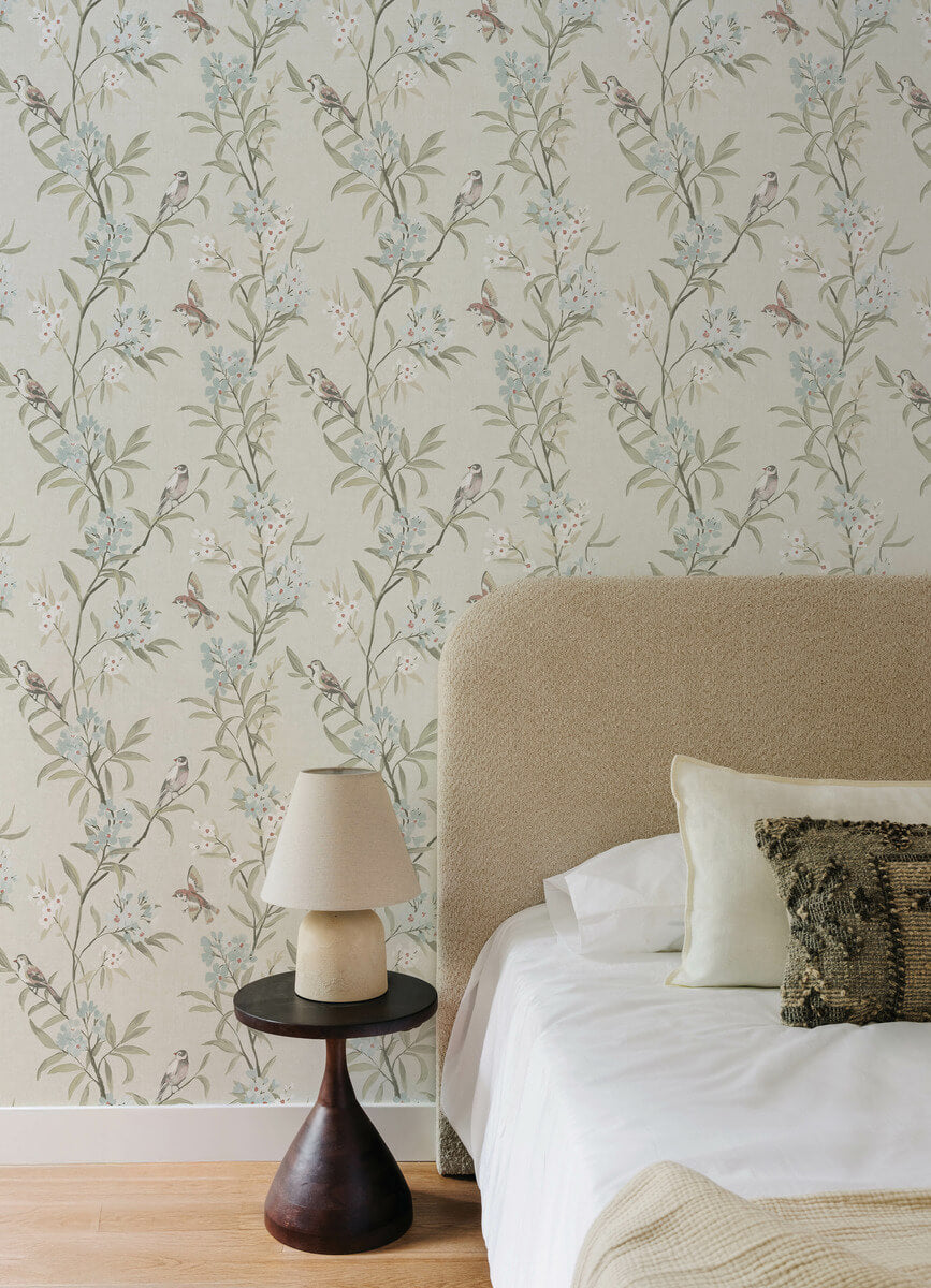 Oak & Moss Tea Olive Wallpaper