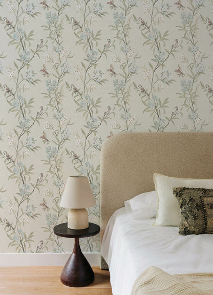 Oak & Moss Tea Olive Wallpaper