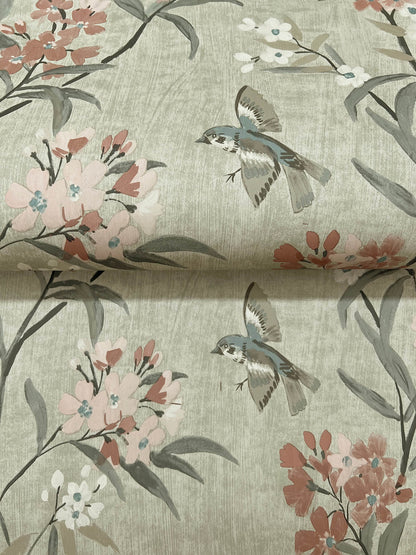 Oak & Moss Tea Olive Wallpaper