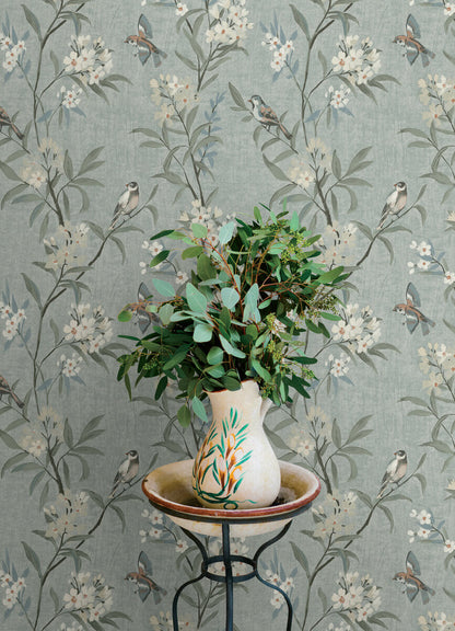 Oak & Moss Tea Olive Wallpaper