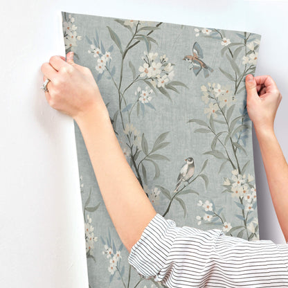 Oak & Moss Tea Olive Wallpaper