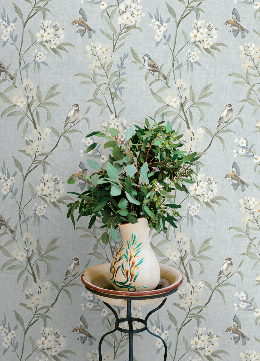 Oak & Moss Tea Olive Wallpaper