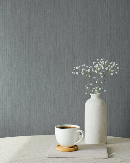 A-Street Prints Hidden Treasures Midolin Grasal Wallpaper, solid in blue