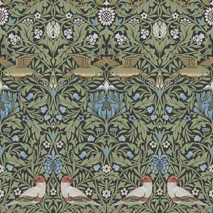 Hidden Treasures Bird Wallpaper