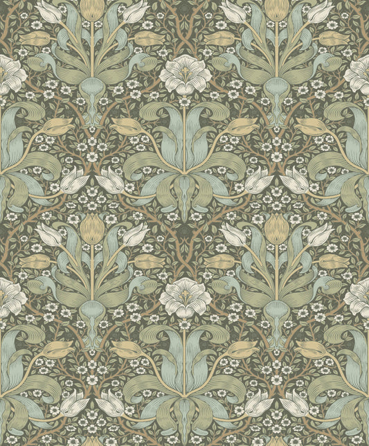 Hidden Treasures Spring Thicket Wallpaper