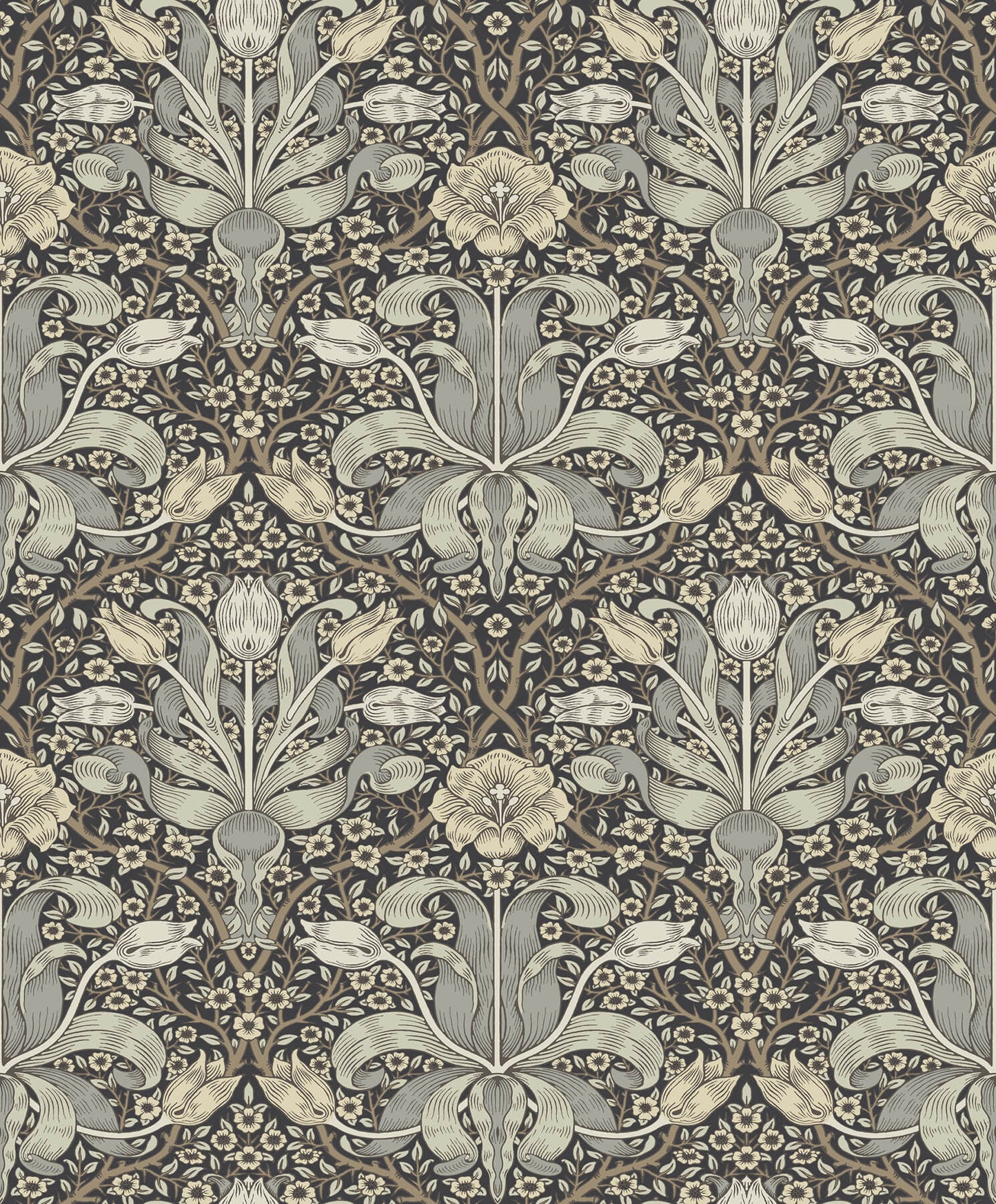 Hidden Treasures Spring Thicket Wallpaper