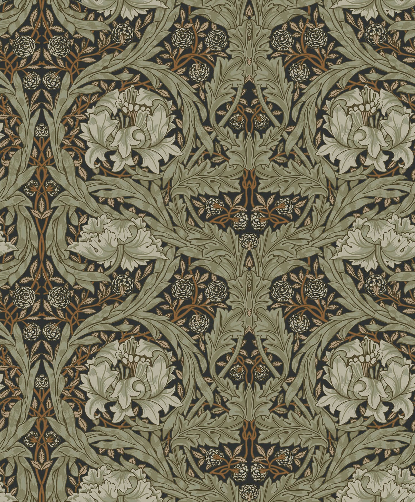 Hidden Treasures African Marigold Wallpaper
