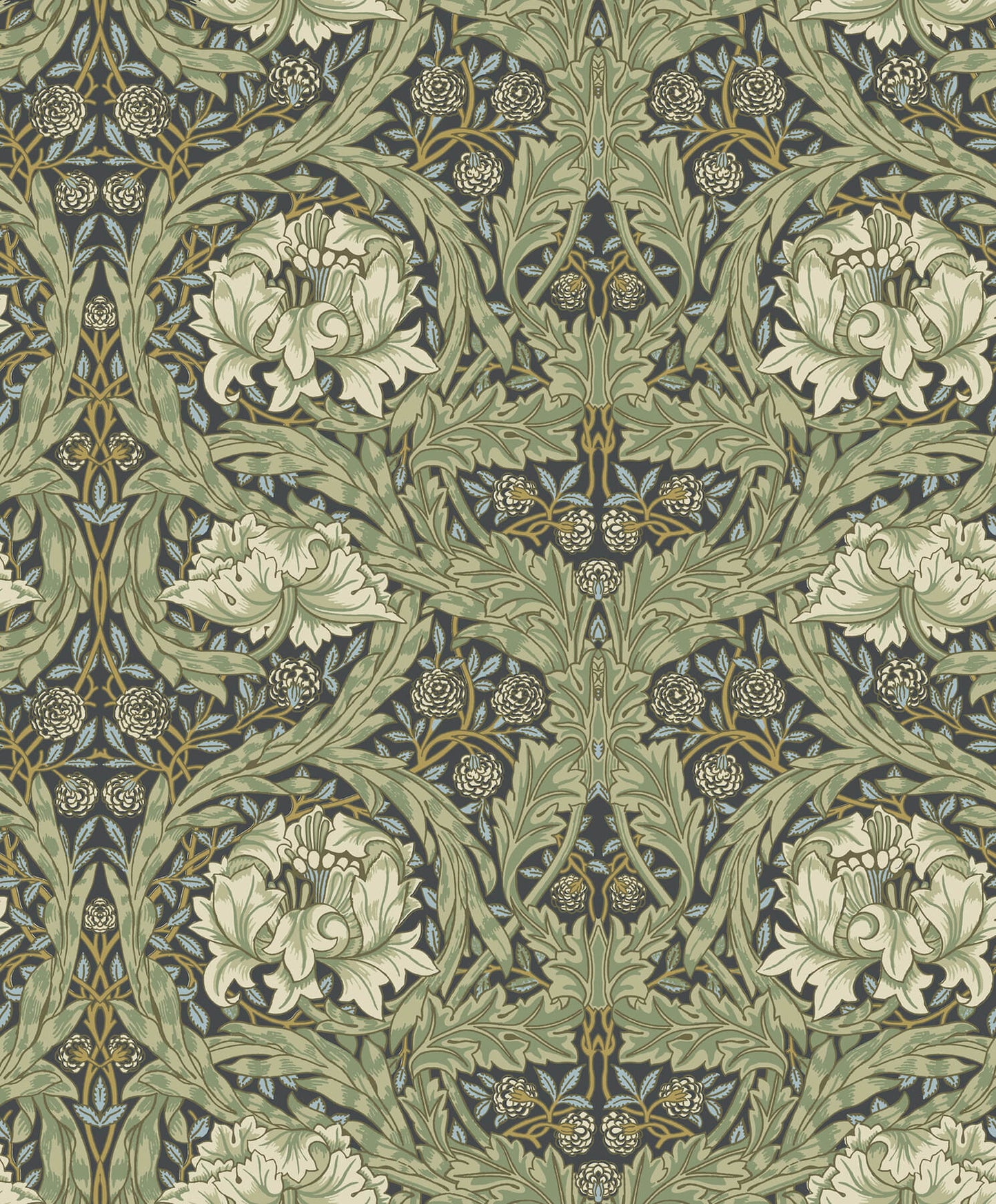 Hidden Treasures African Marigold Wallpaper