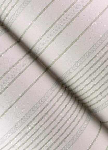 Sea Salt Navarres Stripe Wallpaper
