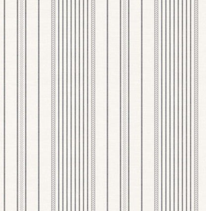 Sea Salt Navarres Stripe Wallpaper