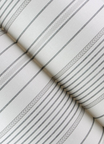 Sea Salt Navarres Stripe Wallpaper