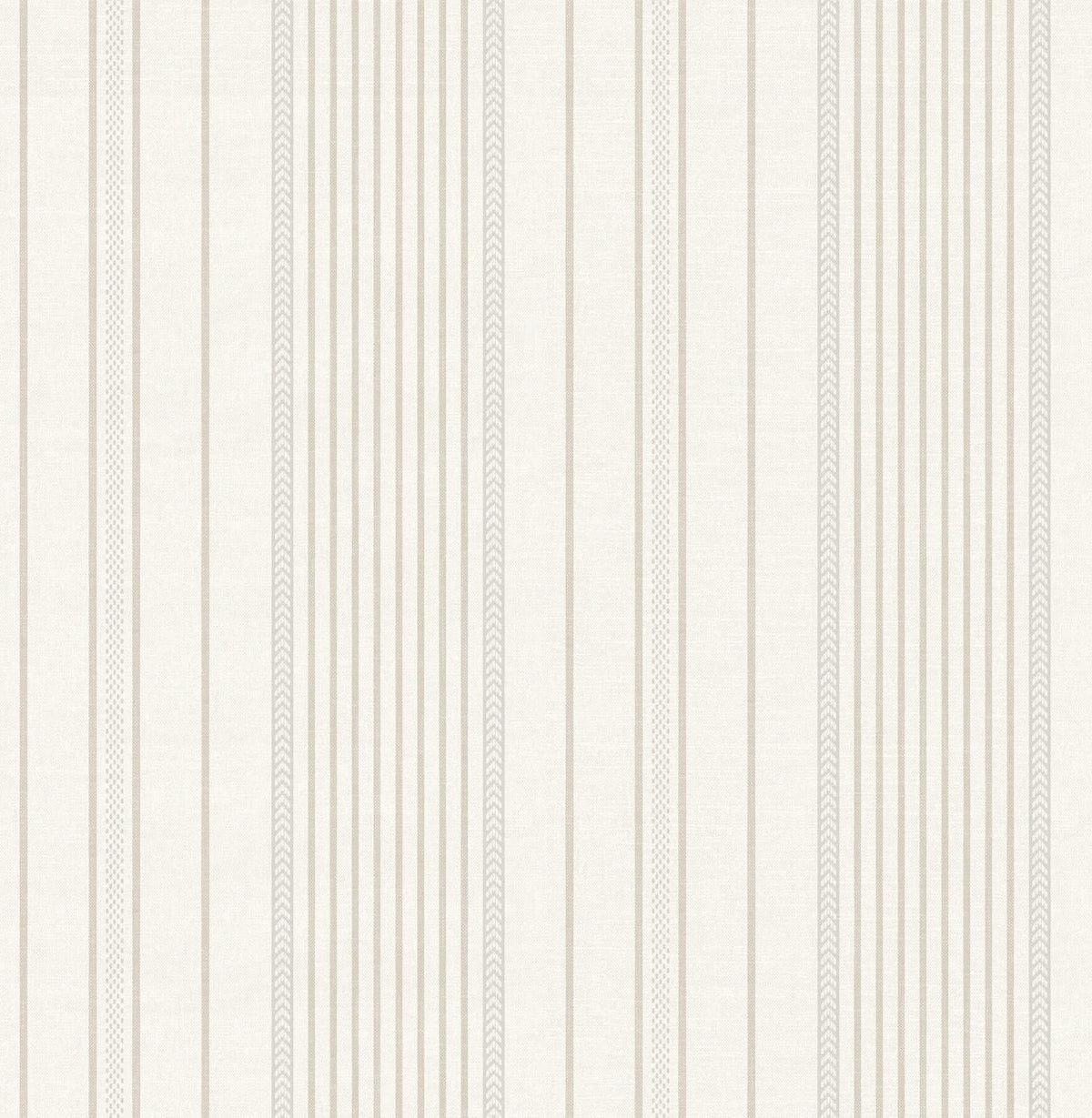 A-Street Prints Sea Salt Navarres Stripe Wallpaper - Neutral