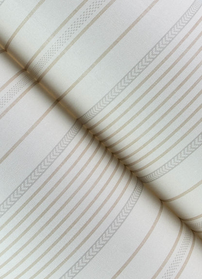 Sea Salt Navarres Stripe Wallpaper