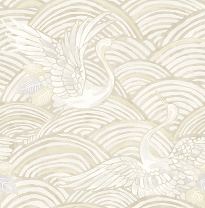 Sea Salt Egret Wallpaper