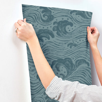 Sea Salt Swell Wallpaper