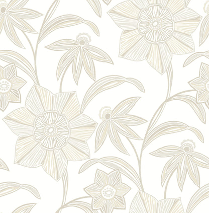 Sea Salt Star Flower Wallpaper