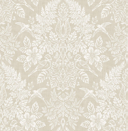 Chris Loves Julia Finch Wallpaper - Neutral