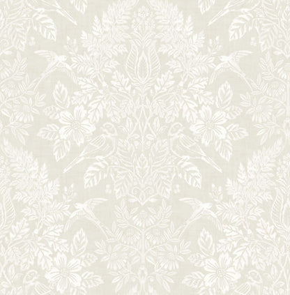 Chris Loves Julia Finch Wallpaper - Ivory