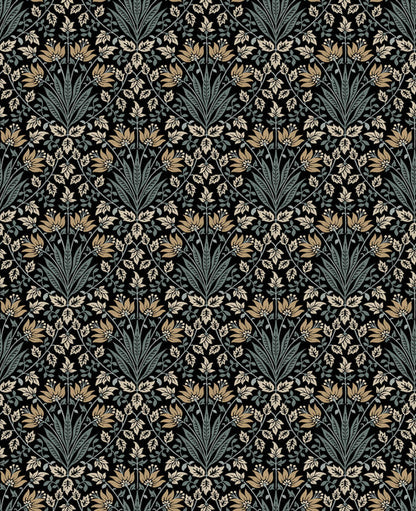 Chris Loves Julia Woodbury Wallpaper - Black