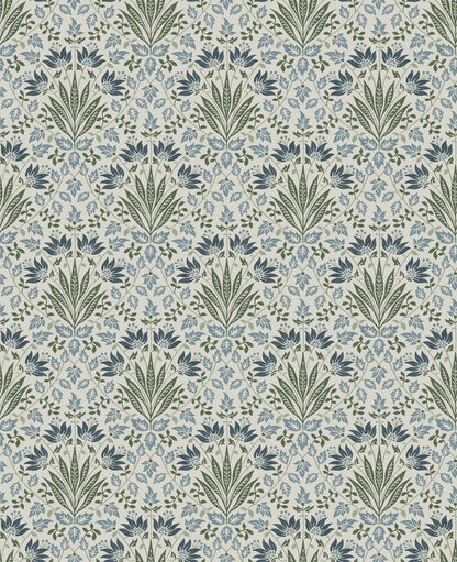 Chris Loves Julia Woodbury Wallpaper - Blue