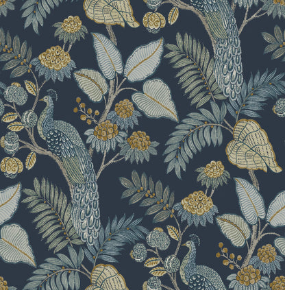 Geneva Peacock Wallpaper