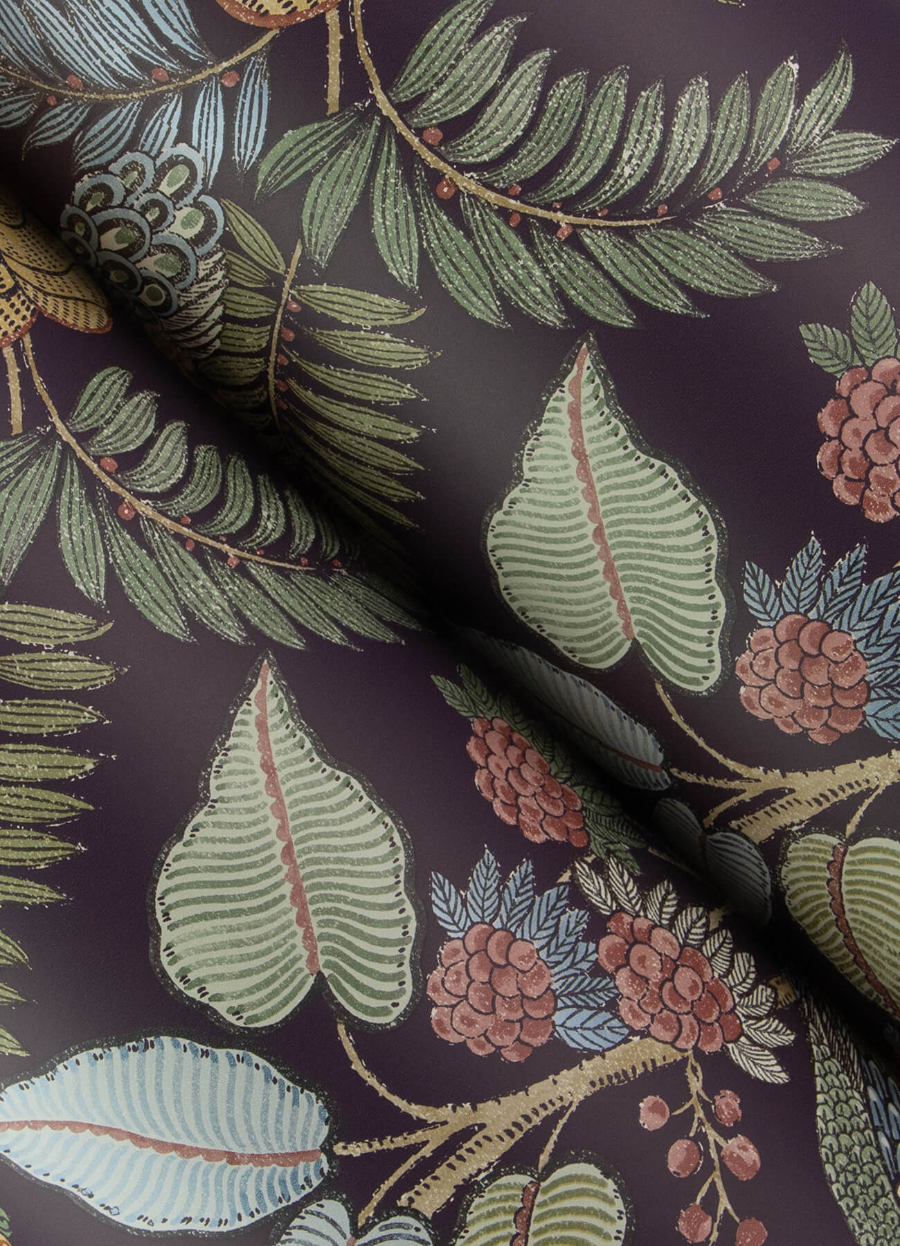 Geneva Peacock Wallpaper