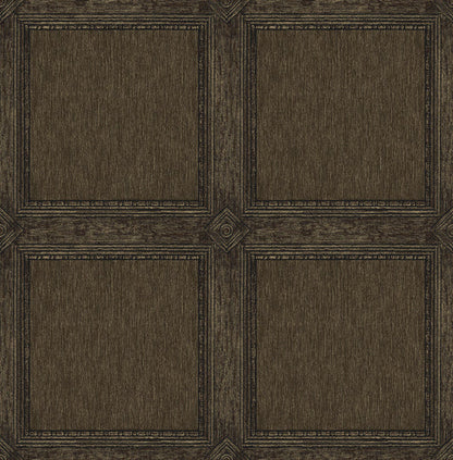 Chris Loves Julia Moorland Wallpaper - Dark Brown