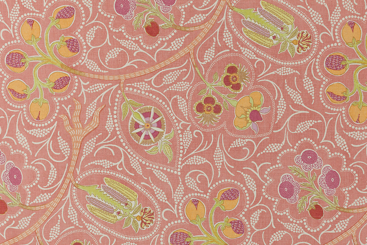 Indira Fabric by Raoul Textiles in Rouge