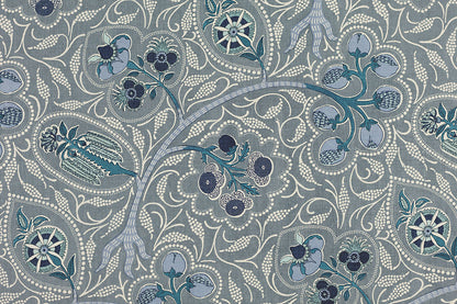Indira Fabric by Raoul Textiles in Indigo