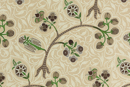 Indira Fabric by Raoul Textiles in Cardamon