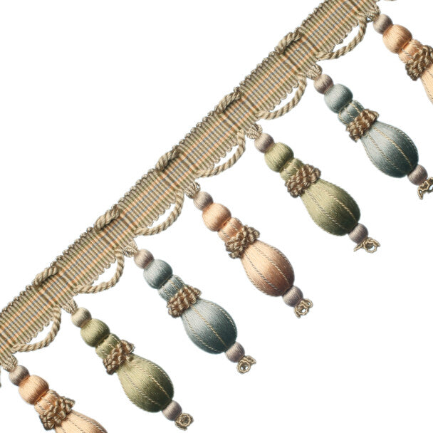 Normandy Silk Ornamental Fringe Trim by Samuel & Sons in Etoile