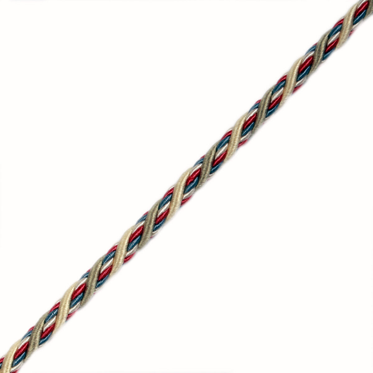 1/4" Normandy Silk Cord Trim by Samuel & Sons in Fleurs