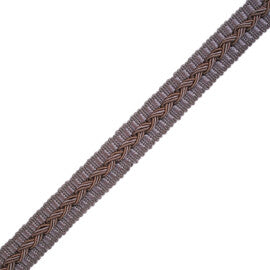1/2" Normandy Silk Gimp Trim by Samuel & Sons in Gris