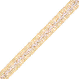 1/2" Normandy Silk Gimp Trim by Samuel & Sons in Chiffon