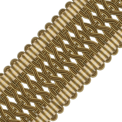 2.5" Normandy Silk Crete Trim by Samuel & Sons in Nuance D'Or