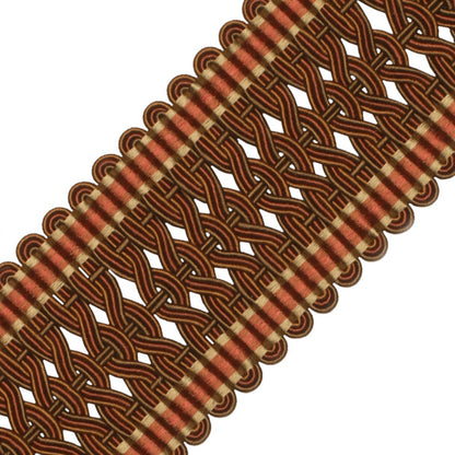2.5" Normandy Silk Crete Trim by Samuel & Sons in Automne