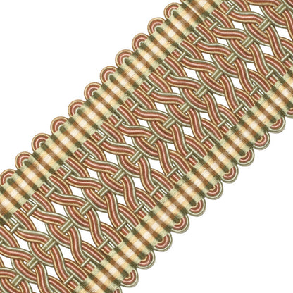 2.5" Normandy Silk Crete Trim by Samuel & Sons in Printemps