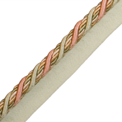 1/2" Normandy Silk Cord With Tape Trim by Samuel & Sons in Printemps