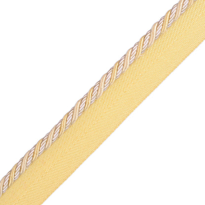 1/4" Normandy Silk Cord With Tape Trim by Samuel & Sons in Chiffon